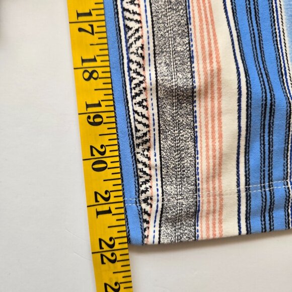 Venus Tassel Halter Jumpsuit Striped Blues Pink Size Small - Picture 12 of 14